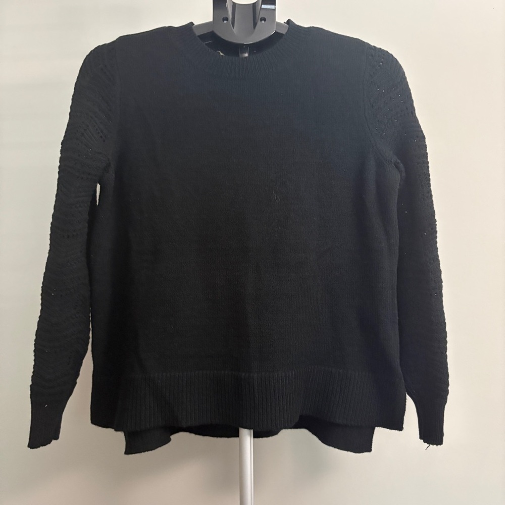 Christian Siriano Black Knit Sweater